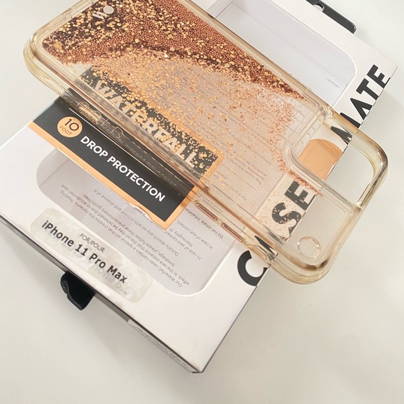 Waterfall Gold (drop protection) iPhone 11 Pro Max case - Picture 3 of 3